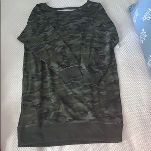 Gap - Camo Sweatshirt Dress